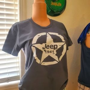 Jeep distressed star unisex t shirt
